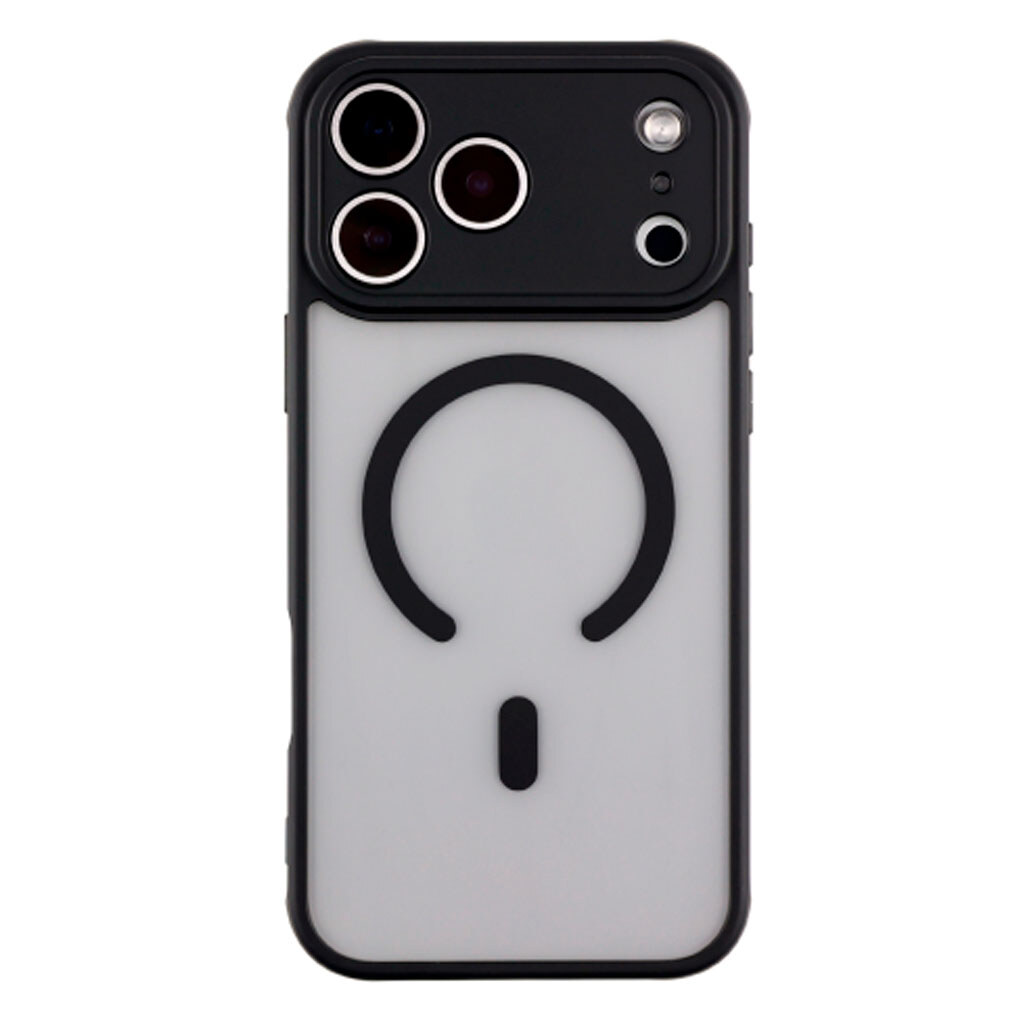 Чохол (накладка) Apple iPhone 18 Pro Max, TPU Anti Drop, MagSafe, Чорний - № 6 Чохол (накладка) Apple iPhone 18 Pro Max, TPU Anti Drop, MagSafe, Чорний - № 6