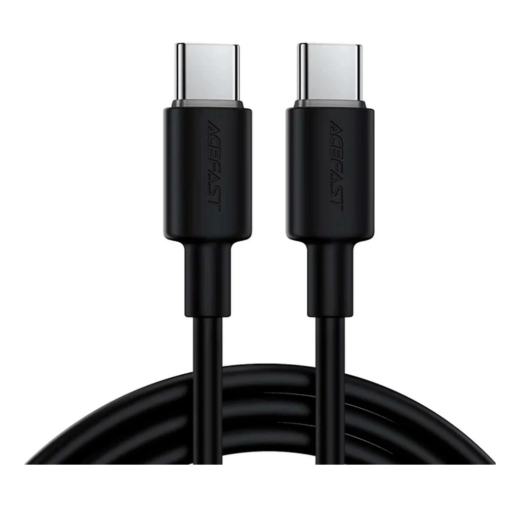 USB кабель AceFast C25-03, Type-C, 1.2 м., Чорний - № 1 USB кабель AceFast C25-03, Type-C, 1.2 м., Чорний - № 1