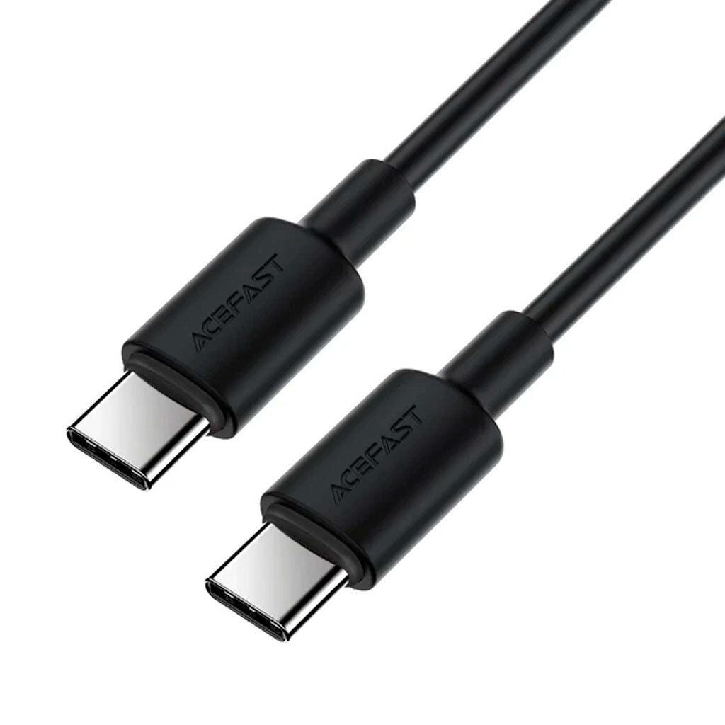USB кабель AceFast C25-03, Type-C, 1.2 м., Чорний - № 2 USB кабель AceFast C25-03, Type-C, 1.2 м., Чорний - № 2