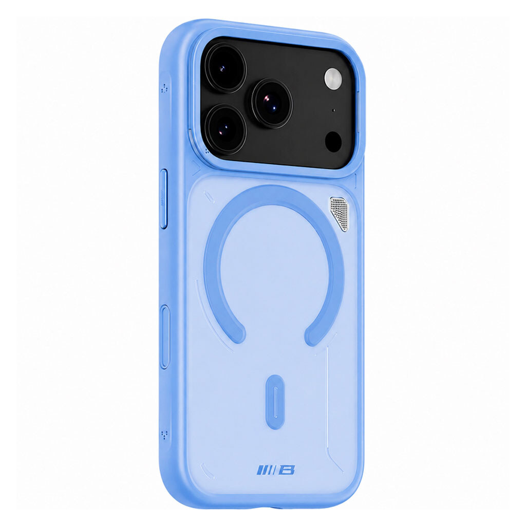 Чохол (накладка) Apple iPhone 17 Pro Max / iPhone 18 Pro Max, Blueo Frosted Heat Dissipation Stand, Sky Blue, MagSafe, Блакитний - № 1 Чохол (накладка) Apple iPhone 17 Pro Max / iPhone 18 Pro Max, Blueo Frosted Heat Dissipation Stand, Sky Blue, MagSafe, Блакитний - № 1