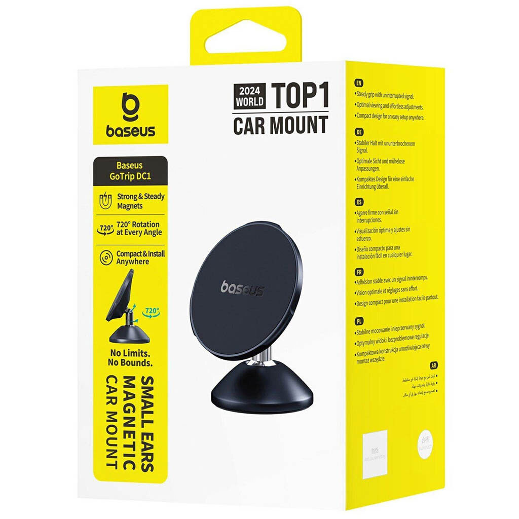 Держатель (Холдер) Baseus C00137 GoTrip DC1, Черный - № 4 Держатель (Холдер) Baseus C00137 GoTrip DC1, Черный - № 4