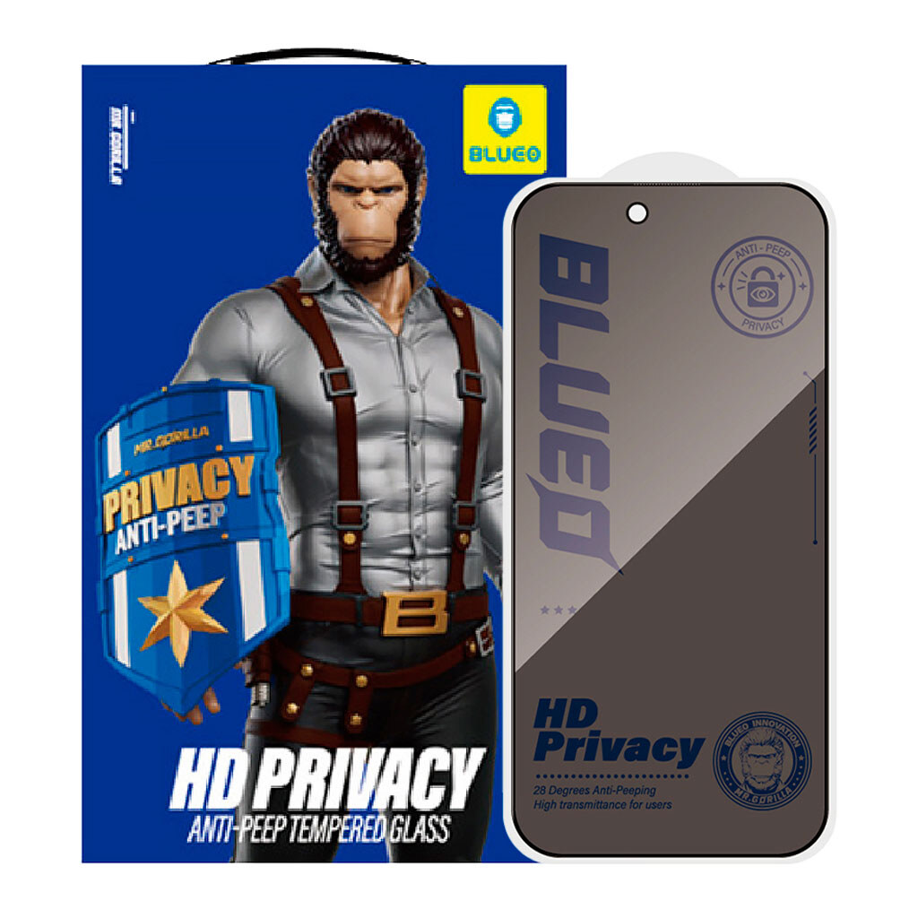Защитное стекло Apple iPhone 18 Pro Max, Blueo Anti-Peep, Антишпион, 2.5D, Черный - № 1 Защитное стекло Apple iPhone 18 Pro Max, Blueo Anti-Peep, Антишпион, 2.5D, Черный - № 1