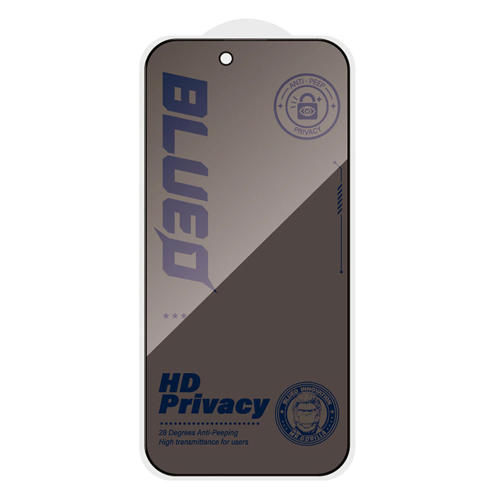 Защитное стекло Apple iPhone 18 Pro Max, Blueo Anti-Peep, Антишпион, 2.5D, Черный - № 2 Защитное стекло Apple iPhone 18 Pro Max, Blueo Anti-Peep, Антишпион, 2.5D, Черный - № 2