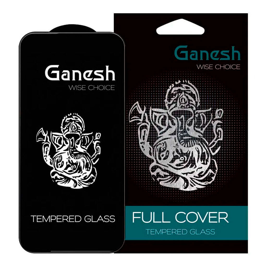 Захисне скло Apple iPhone 14 Pro Max, Ganesh, Чорний - № 1 Захисне скло Apple iPhone 14 Pro Max, Ganesh, Чорний - № 1
