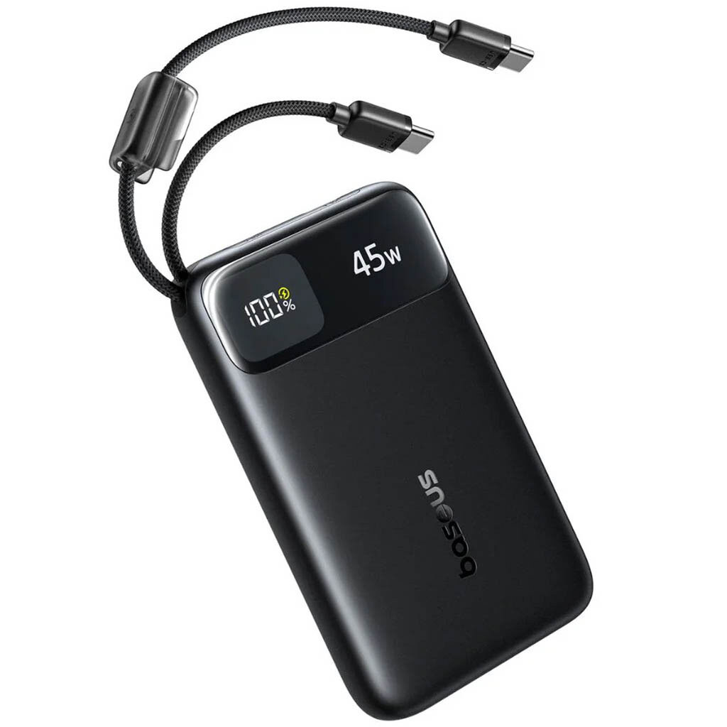 Портативная батарея (Power Bank) Baseus E00310 EnerFill FC11, 10000 mAh, Черный - № 2 Портативная батарея (Power Bank) Baseus E00310 EnerFill FC11, 10000 mAh, Черный - № 2