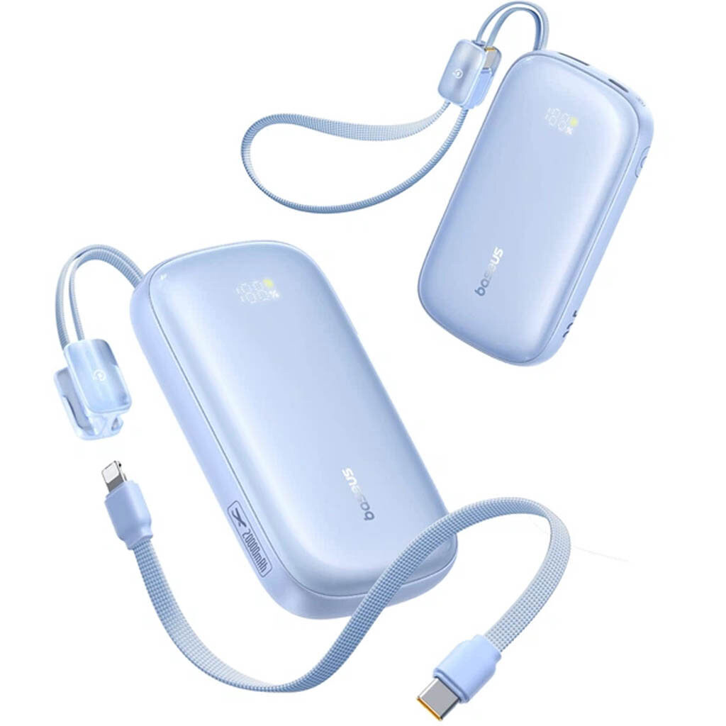Портативна батарея (Power Bank) Baseus PPFLS EnerFill FC21 Qpow 3 Ultra, 20000 mAh, Блакитний - № 2 Портативна батарея (Power Bank) Baseus PPFLS EnerFill FC21 Qpow 3 Ultra, 20000 mAh, Блакитний - № 2