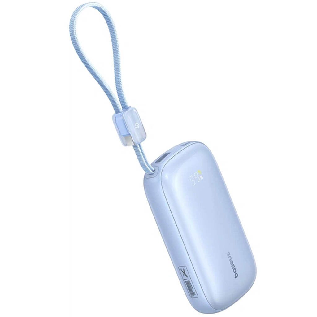 Портативна батарея (Power Bank) Baseus PPFLS EnerFill FC21 Qpow 3 Ultra, 20000 mAh, Блакитний - № 3 Портативна батарея (Power Bank) Baseus PPFLS EnerFill FC21 Qpow 3 Ultra, 20000 mAh, Блакитний - № 3