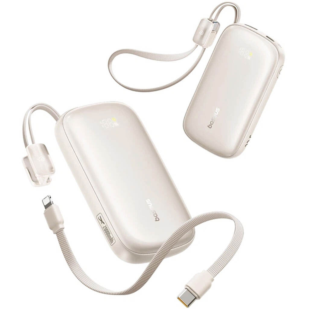 Портативна батарея (Power Bank) Baseus PPFLS EnerFill FC21 Qpow 3 Ultra, 20000 mAh, Сірий - № 2 Портативна батарея (Power Bank) Baseus PPFLS EnerFill FC21 Qpow 3 Ultra, 20000 mAh, Сірий - № 2