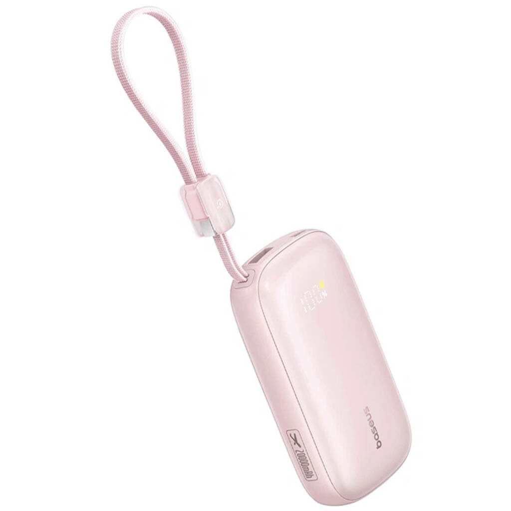 Портативна батарея (Power Bank) Baseus PPFLS EnerFill FC21 Qpow 3 Ultra, 20000 mAh, Рожевий - № 2 Портативна батарея (Power Bank) Baseus PPFLS EnerFill FC21 Qpow 3 Ultra, 20000 mAh, Рожевий - № 2