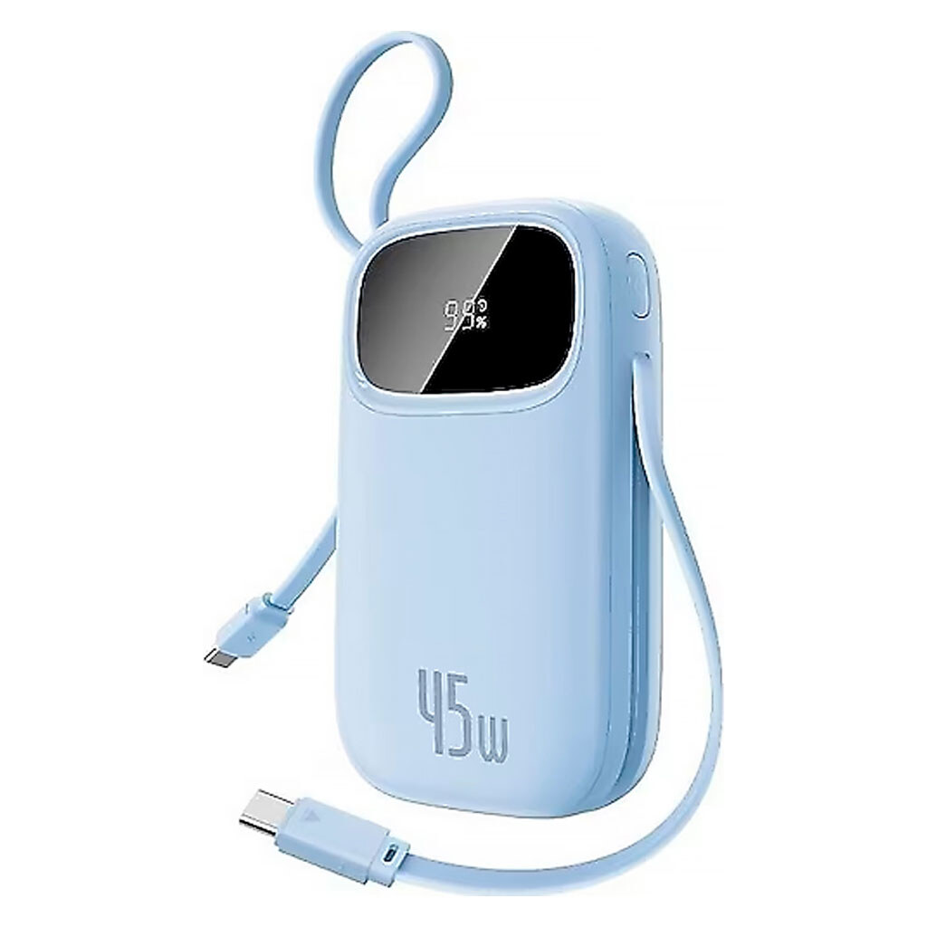 Портативна батарея (Power Bank) Baseus PPQD3 EnerFill FC31, 10000 mAh, Блакитний - № 1 Портативна батарея (Power Bank) Baseus PPQD3 EnerFill FC31, 10000 mAh, Блакитний - № 1