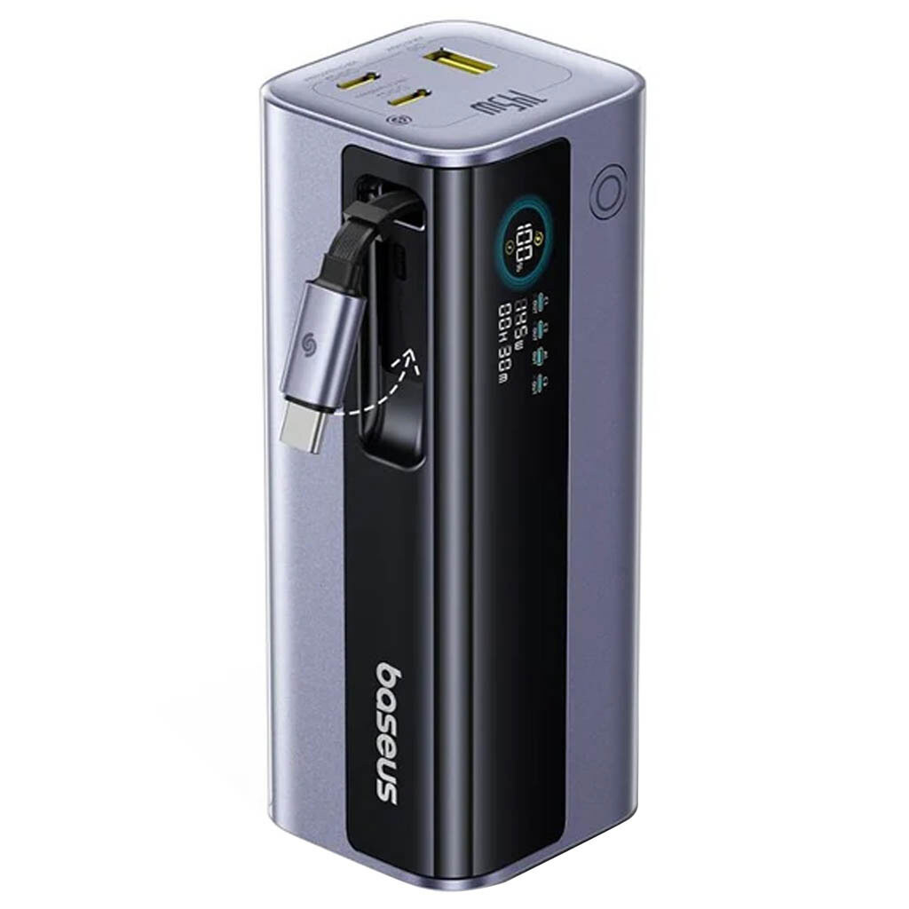 Портативная батарея (Power Bank) Baseus EnerGeek GR11, 25000 mAh, Серый - № 3 Портативная батарея (Power Bank) Baseus EnerGeek GR11, 25000 mAh, Серый - № 3