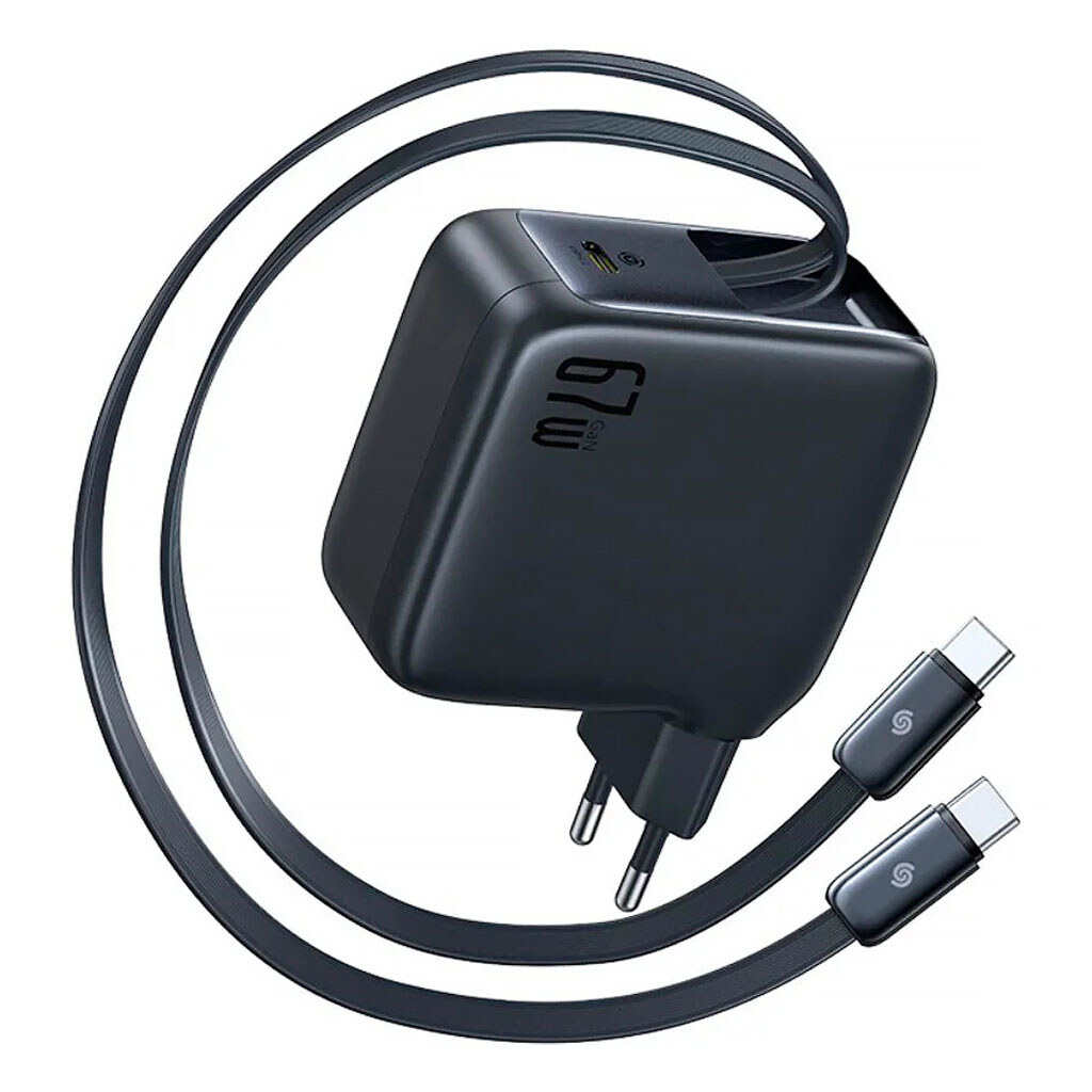 СЗУ Baseus E0121D EnerCore CJ21, Type-C, З кабелем, Чорний - № 1 СЗУ Baseus E0121D EnerCore CJ21, Type-C, З кабелем, Чорний - № 1