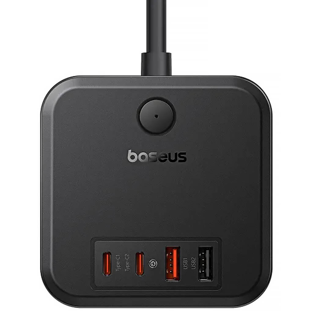 Мережевий подовжувач Baseus BPS30 PowerCombo, 1.5 м., Чорний - № 2 Мережевий подовжувач Baseus BPS30 PowerCombo, 1.5 м., Чорний - № 2