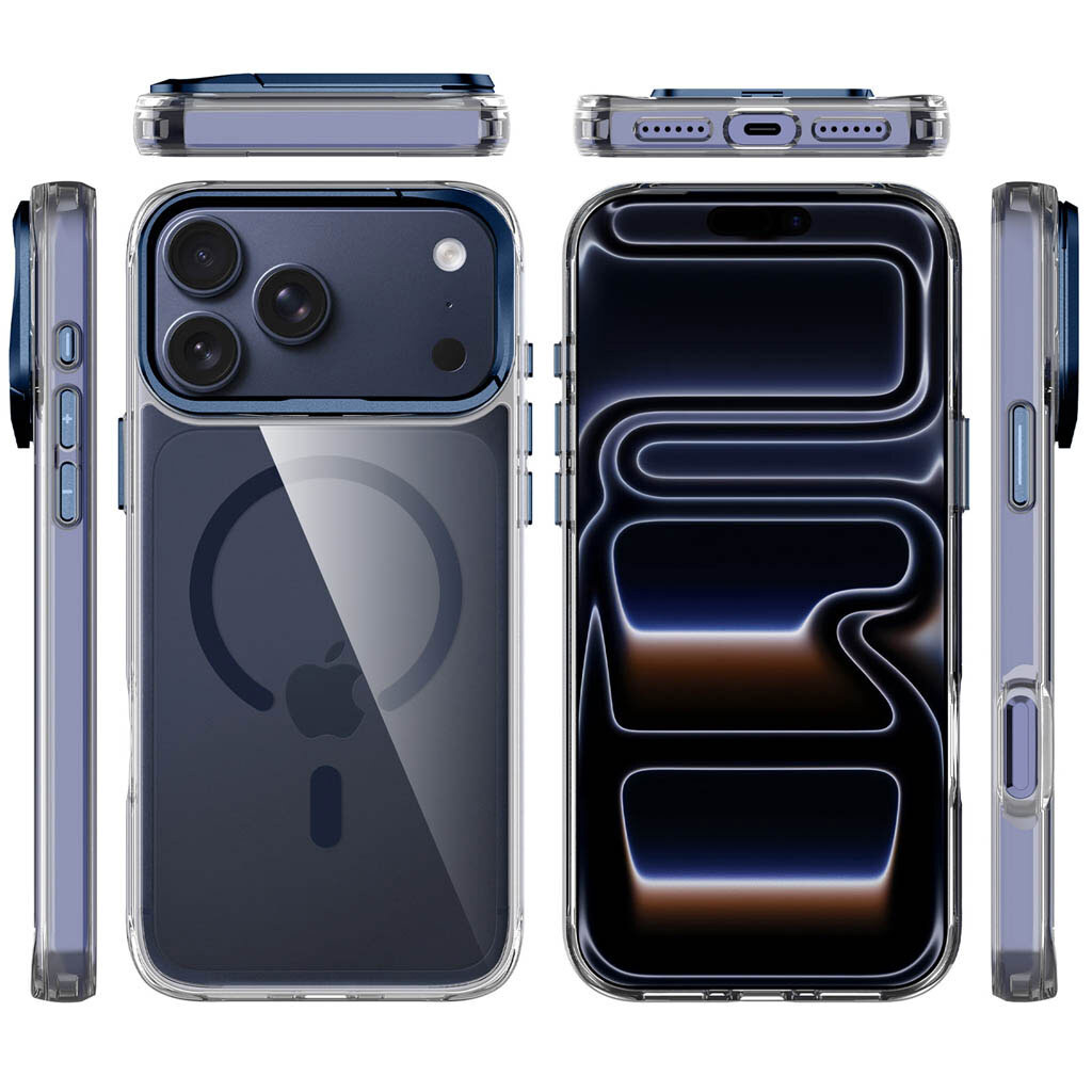 Чехол (накладка) Apple iPhone 17 Pro Max / iPhone 18 Pro Max, Space Apex, MagSafe, Deep Blue, Синий - № 3 Чехол (накладка) Apple iPhone 17 Pro Max / iPhone 18 Pro Max, Space Apex, MagSafe, Deep Blue, Синий - № 3