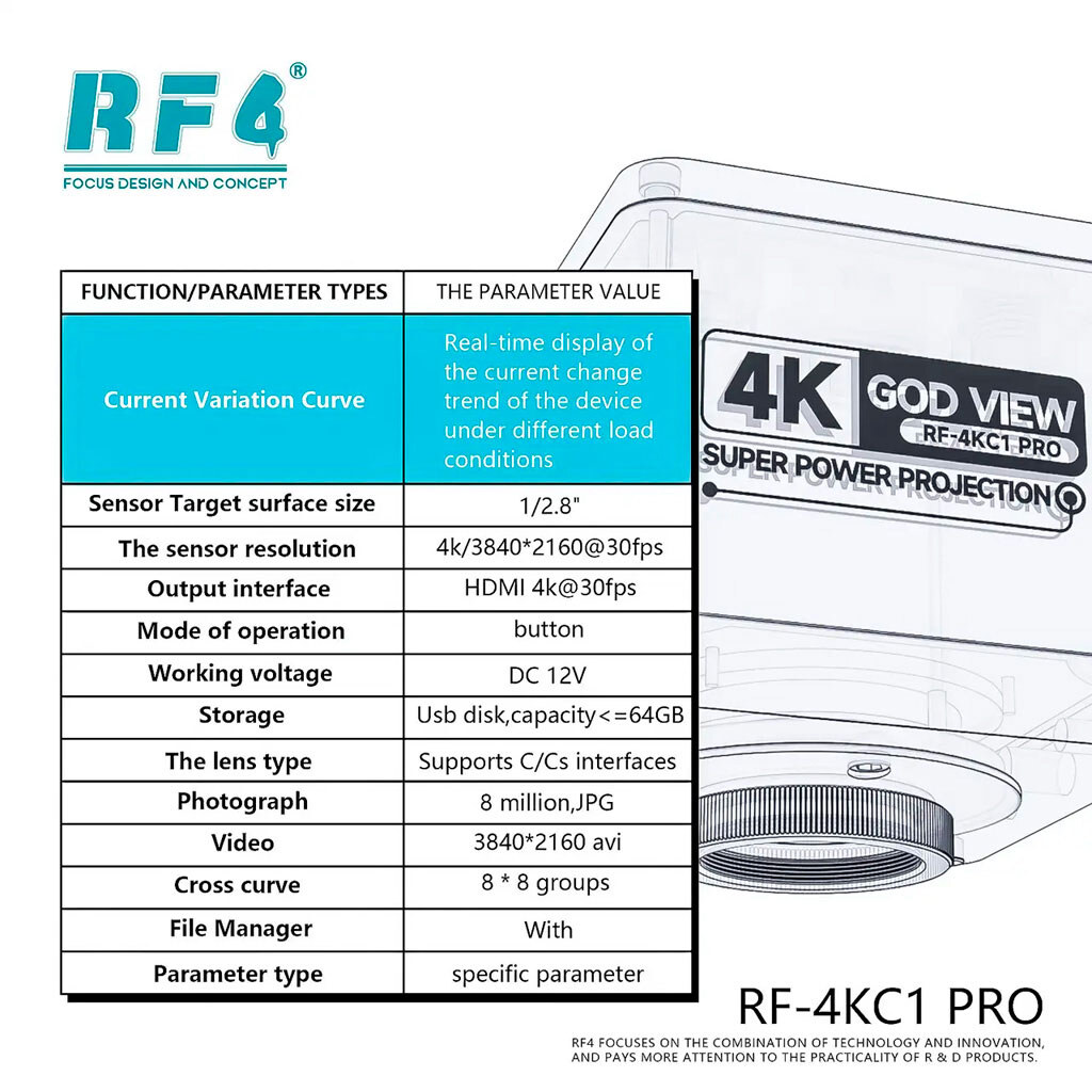 Камера для микроскопа RF4 RF-4KC1 Pro - № 4 Камера для микроскопа RF4 RF-4KC1 Pro - № 4