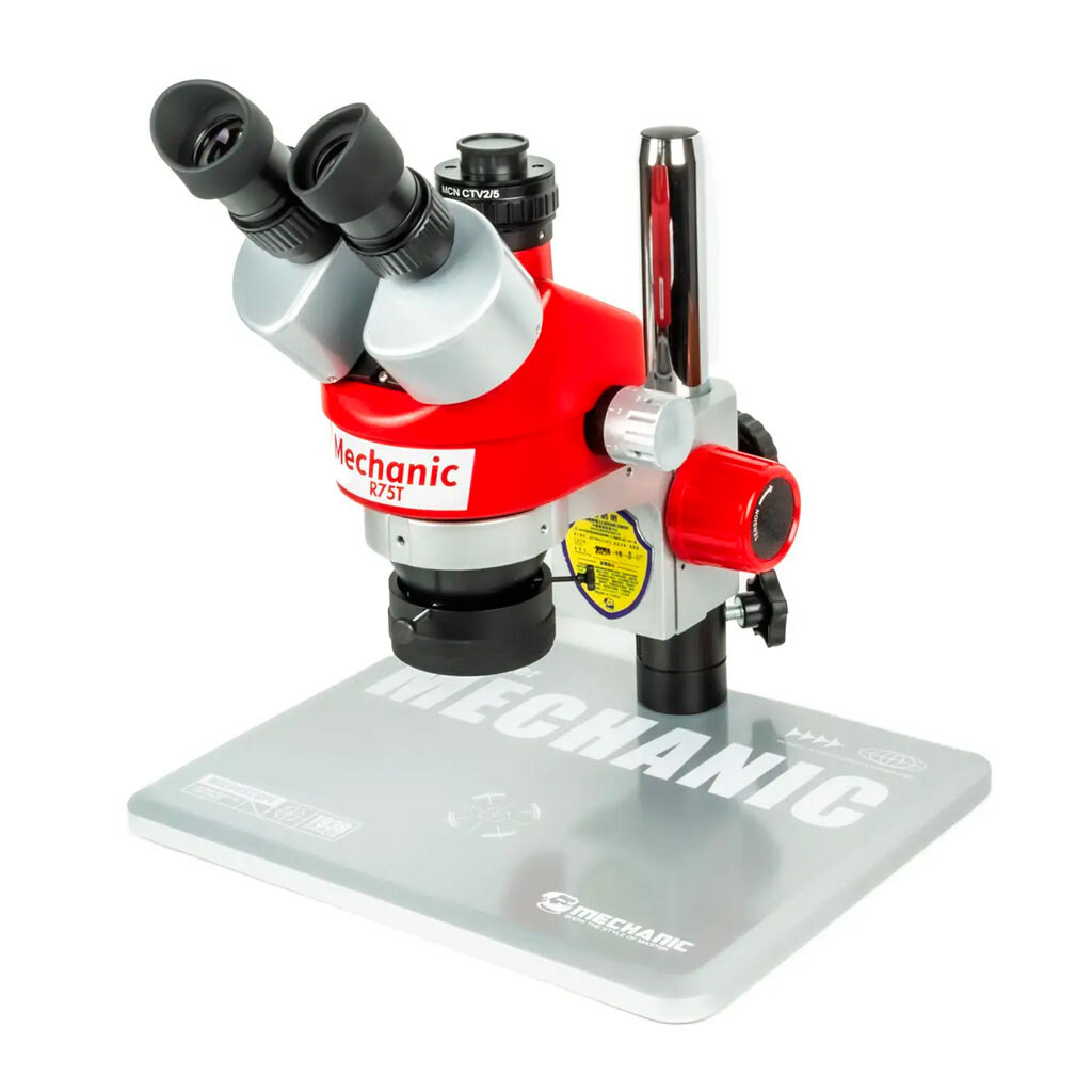 Микроскоп Mechanic R75T-B11, Красный - № 1 Микроскоп Mechanic R75T-B11, Красный - № 1