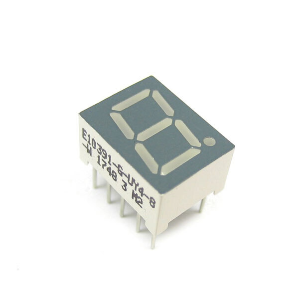 Светодиодный индикатор односимвольный E10391-G-UY4-8-W - № 1 Светодиодный индикатор односимвольный E10391-G-UY4-8-W - № 1