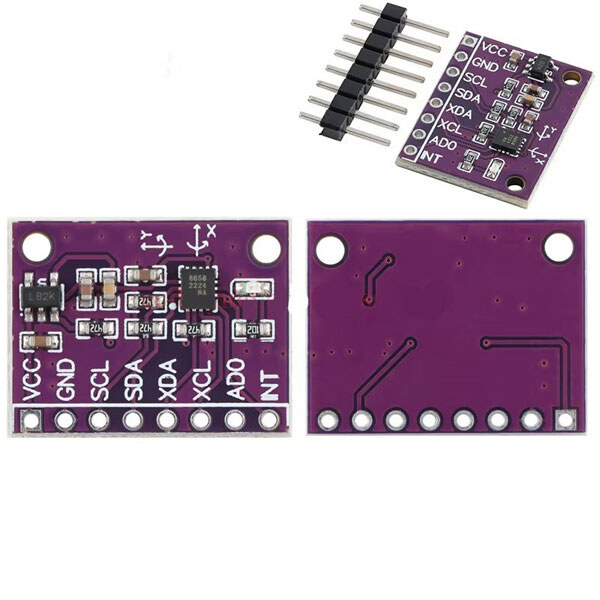 Датчик прискорення QMI8658C-MODUL - № 2 Датчик прискорення QMI8658C-MODUL - № 2