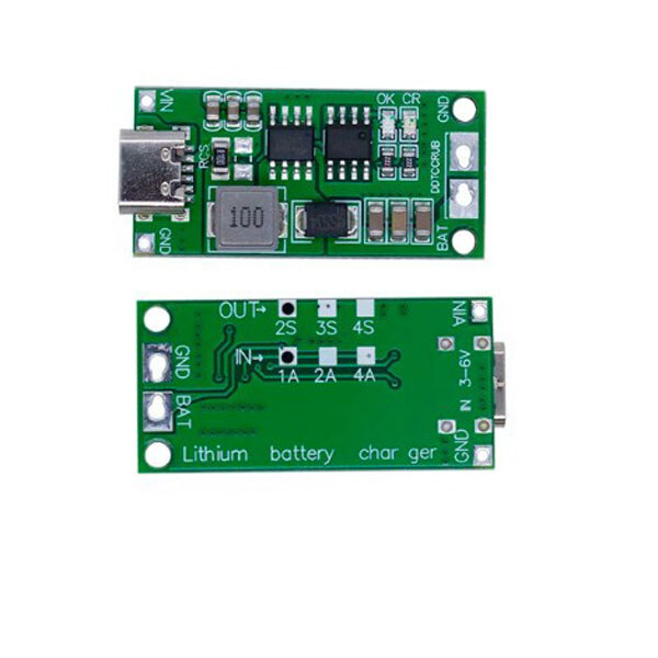 Модуль контроля заряда аккумулятора Multi-Cell 2S 1A Type-C Li-Ion Charger - № 1 Модуль контроля заряда аккумулятора Multi-Cell 2S 1A Type-C Li-Ion Charger - № 1
