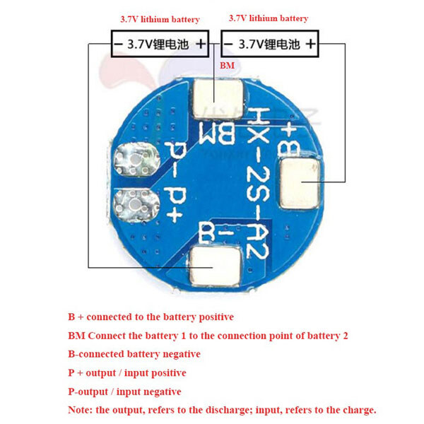 Модуль контролю заряда аккумулятора 18650 2S-A 5A Battery Protection Board - № 2 Модуль контролю заряда аккумулятора 18650 2S-A 5A Battery Protection Board - № 2