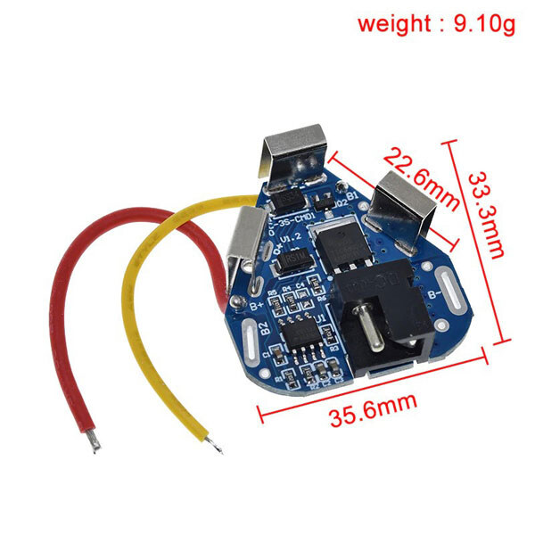 Модуль контролю заряда аккумулятора 18650 3S 6A BLUE Battery Protection Board - № 1 Модуль контролю заряда аккумулятора 18650 3S 6A BLUE Battery Protection Board - № 1