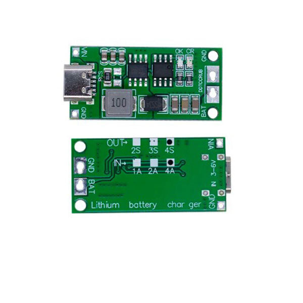 Модуль контролю заряда аккумулятора Multi-Cell 4S 4A Type-C Li-Ion Charger - № 1 Модуль контролю заряда аккумулятора Multi-Cell 4S 4A Type-C Li-Ion Charger - № 1