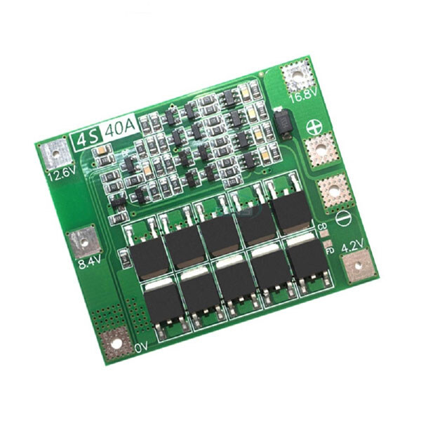 Модуль контроля заряда аккумулятора 18650 4S 40A Battery Protection Board - № 1 Модуль контроля заряда аккумулятора 18650 4S 40A Battery Protection Board - № 1
