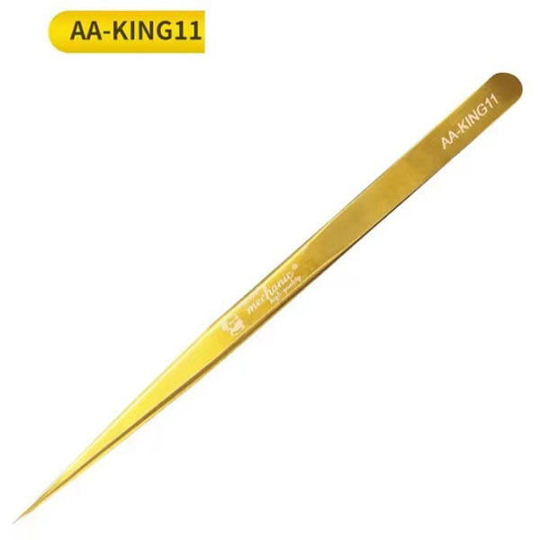 Сталевий пінцет AA-KING11 Gold - № 1 Сталевий пінцет AA-KING11 Gold - № 1