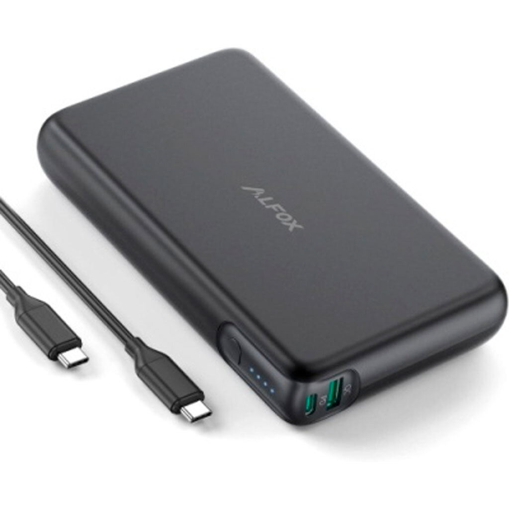 Портативна батарея (Power Bank) ALFOX AF-PB007, 30000 mAh, Чорний - № 2 Портативна батарея (Power Bank) ALFOX AF-PB007, 30000 mAh, Чорний - № 2