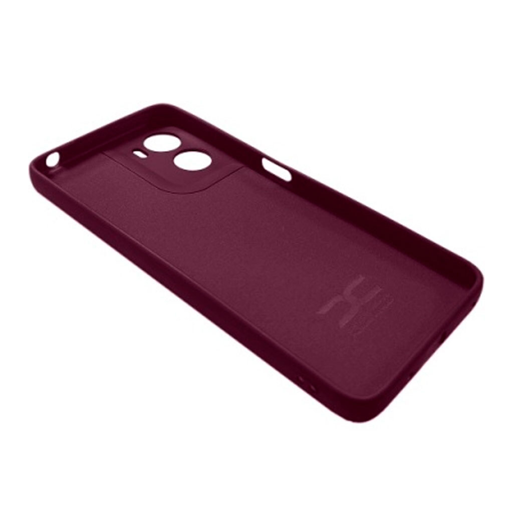 Чехол (накладка) Motorola G06 Power / Moto G06, Original Soft Case, Бордовый - № 2 Чехол (накладка) Motorola G06 Power / Moto G06, Original Soft Case, Бордовый - № 2