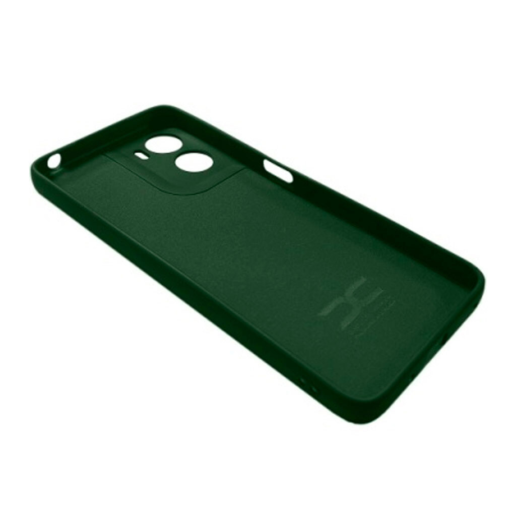 Чехол (накладка) Motorola G06 Power / Moto G06, Original Soft Case, Dark Green, Зеленый - № 2 Чехол (накладка) Motorola G06 Power / Moto G06, Original Soft Case, Dark Green, Зеленый - № 2