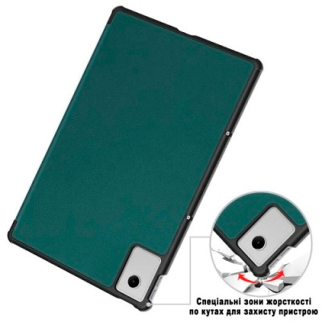 Чохол (книжка) Lenovo Idea Tab Plus / Xiaoxin Pad 12.1 2025, Zarmans, Dark Green, Зелений - № 2 Чохол (книжка) Lenovo Idea Tab Plus / Xiaoxin Pad 12.1 2025, Zarmans, Dark Green, Зелений - № 2