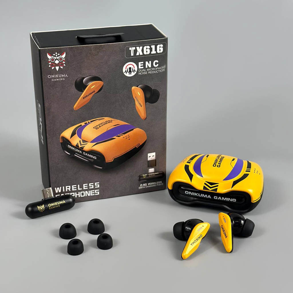 Bluetooth-гарнітура Onikuma TX616 Game, Стерео, Чорний - № 9 Bluetooth-гарнітура Onikuma TX616 Game, Стерео, Чорний - № 9