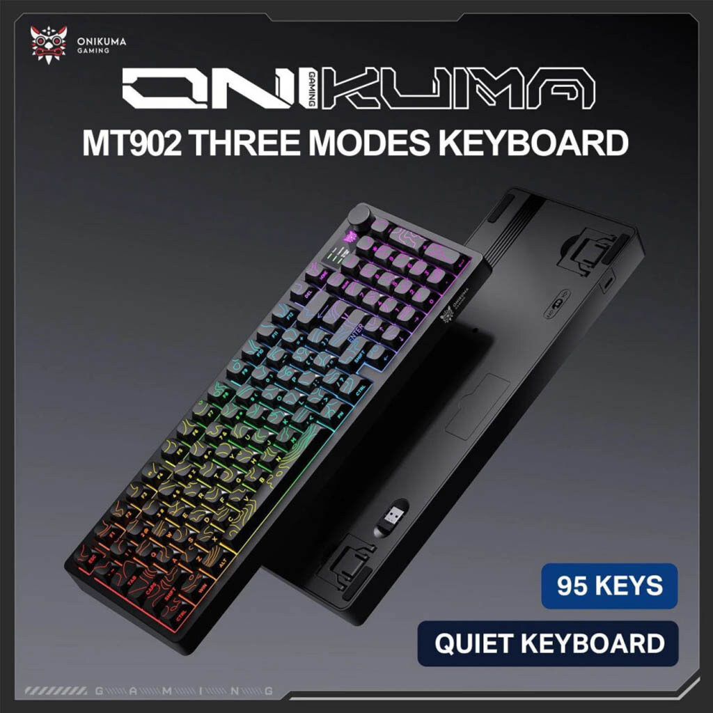 Клавиатура Onikuma MT902 Gaming Topographic Dynamic, Черный - № 4 Клавиатура Onikuma MT902 Gaming Topographic Dynamic, Черный - № 4