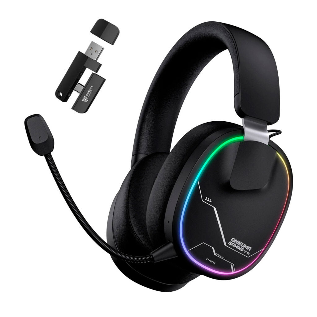 Bluetooth-гарнітура Onikuma GT836 Gaming, Стерео, Чорний - № 1 Bluetooth-гарнітура Onikuma GT836 Gaming, Стерео, Чорний - № 1