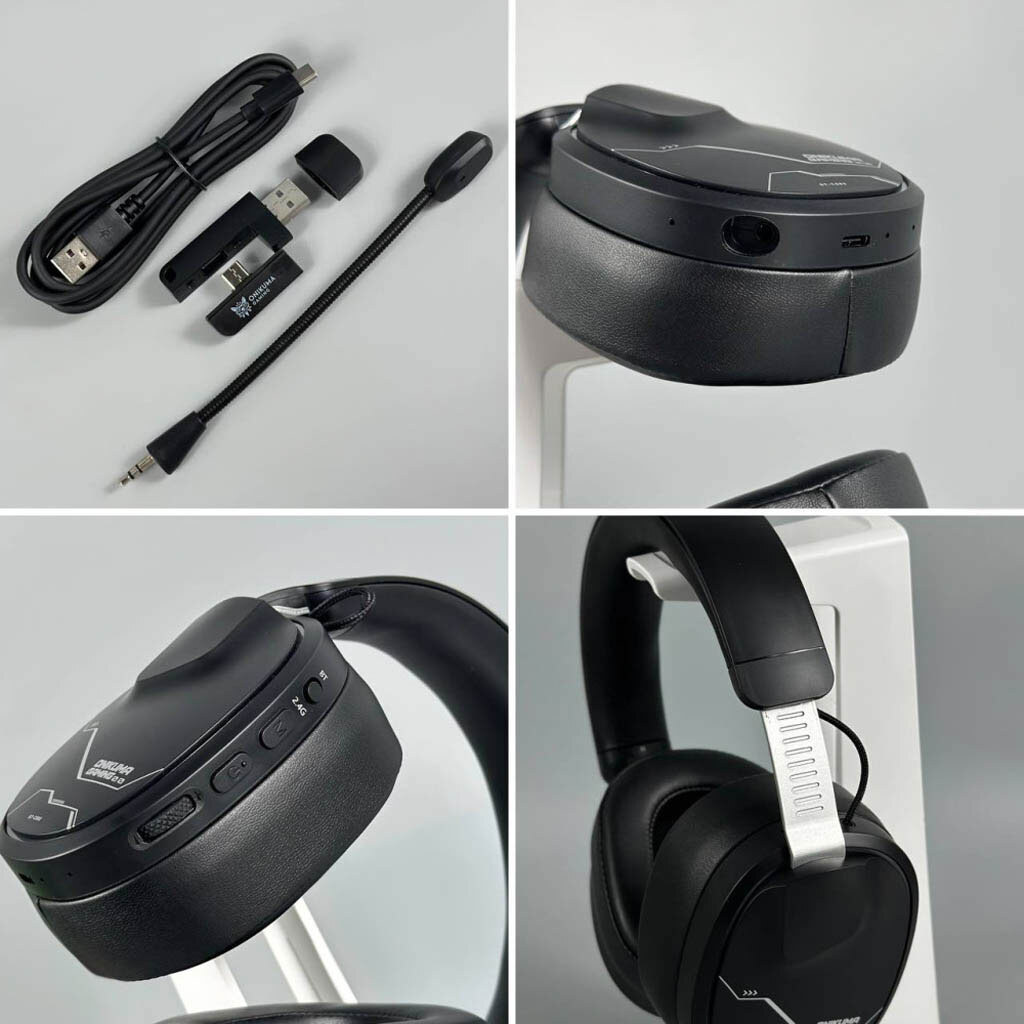 Bluetooth-гарнітура Onikuma GT836 Gaming, Стерео, Чорний - № 2 Bluetooth-гарнітура Onikuma GT836 Gaming, Стерео, Чорний - № 2