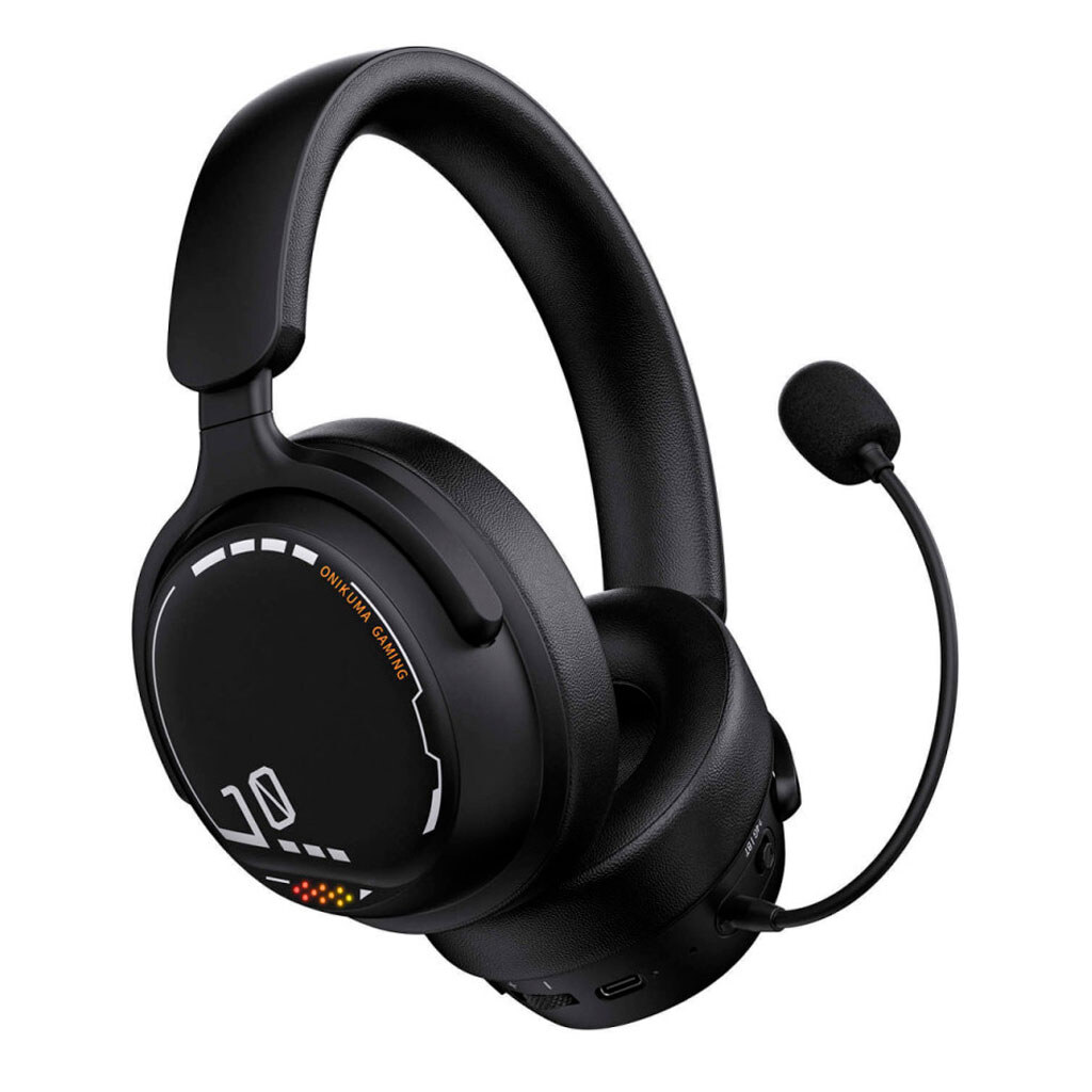 Bluetooth-гарнітура Onikuma GT886 Gaming, Стерео, Чорний - № 1 Bluetooth-гарнітура Onikuma GT886 Gaming, Стерео, Чорний - № 1