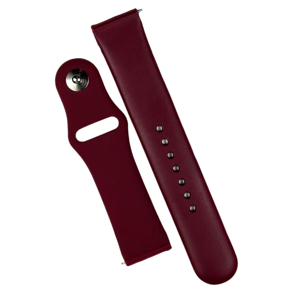 Ремешок универсальный, Silicone, Burgundy, Бордовый - № 1 Ремешок универсальный, Silicone, Burgundy, Бордовый - № 1