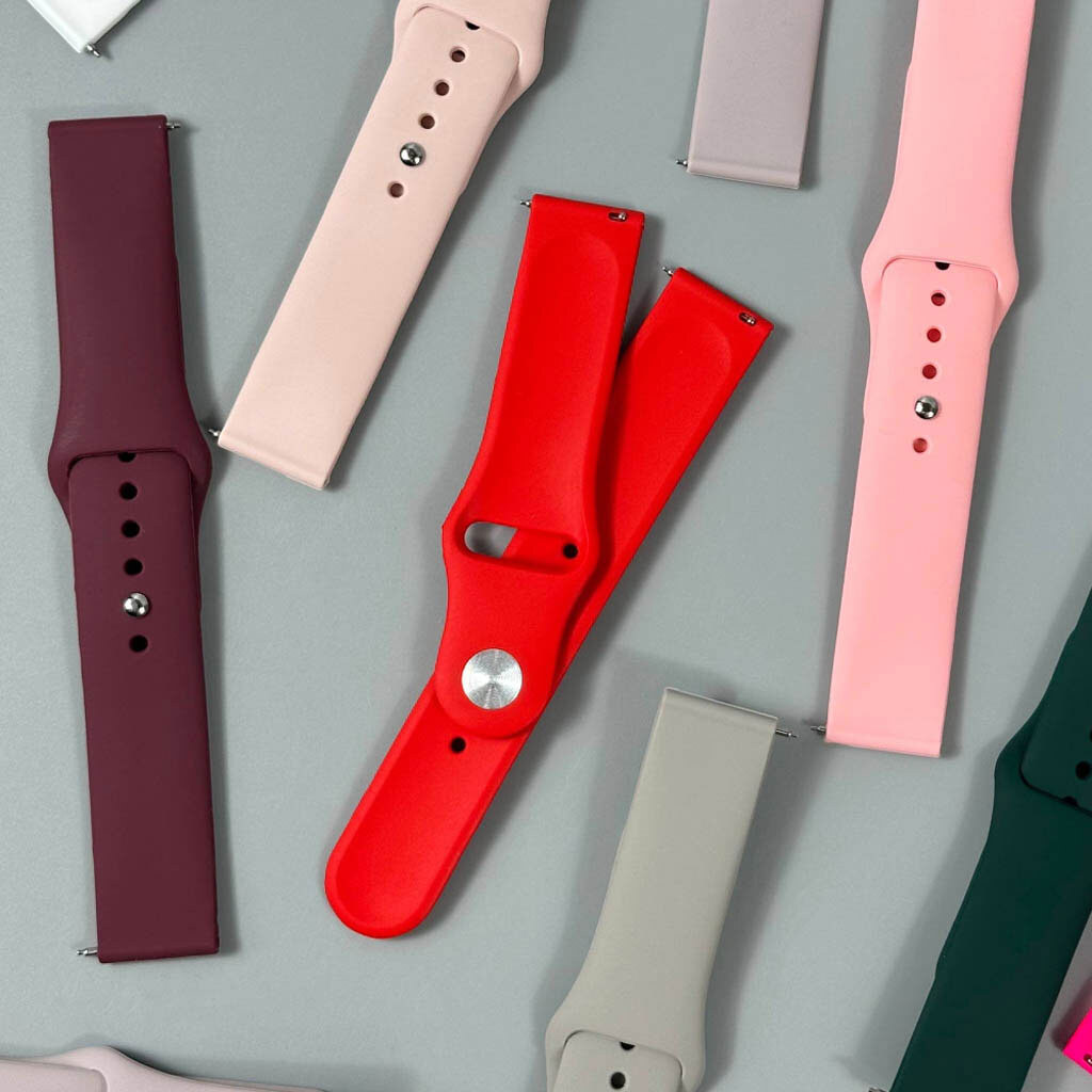 Ремешок универсальный, Silicone, Rose, Розовый - № 5 Ремешок универсальный, Silicone, Rose, Розовый - № 5