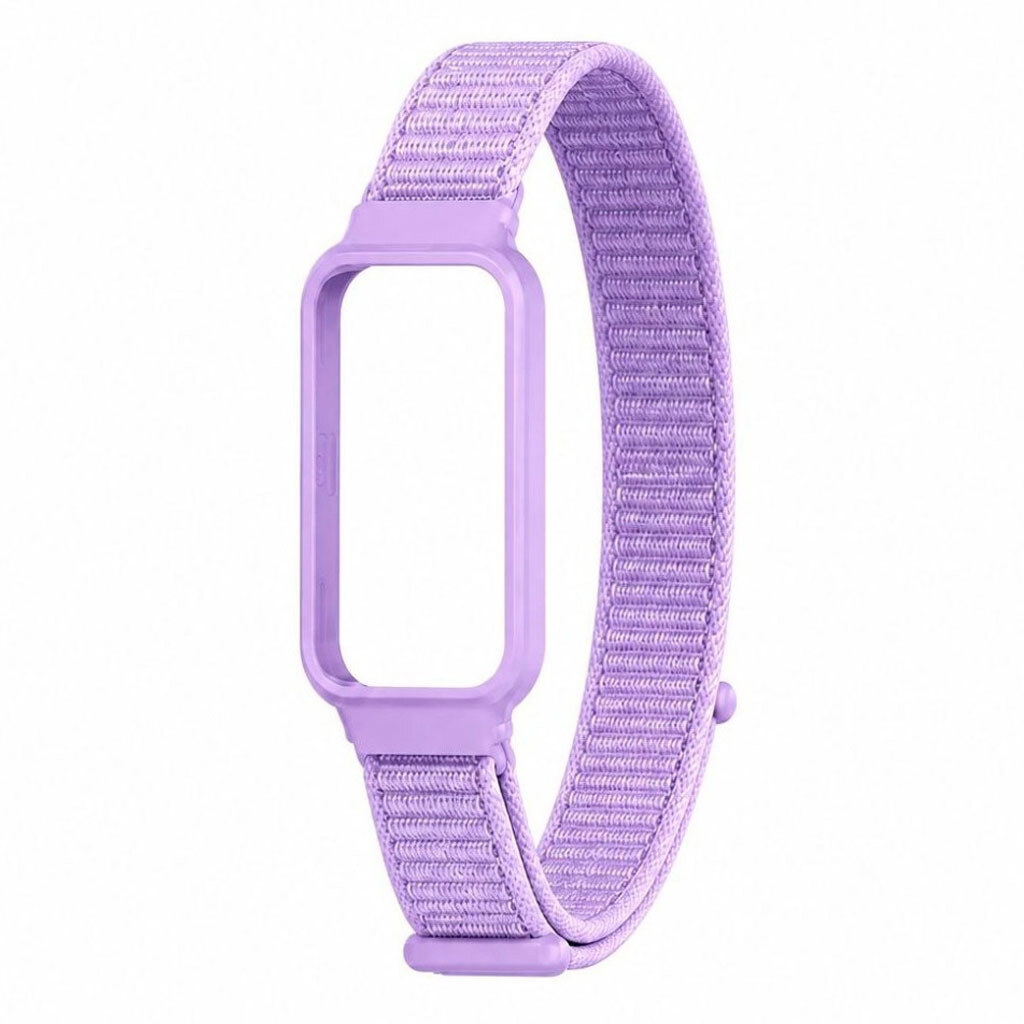 Ремешок Xiaomi Mi Band 9 Active, Nylon Loop, Фиолетовый - № 1 Ремешок Xiaomi Mi Band 9 Active, Nylon Loop, Фиолетовый - № 1