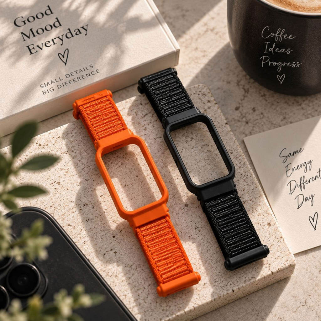 Ремешок Xiaomi Mi Band 9 Active, Nylon Loop, Dark Blue, Синий - № 3 Ремешок Xiaomi Mi Band 9 Active, Nylon Loop, Dark Blue, Синий - № 3