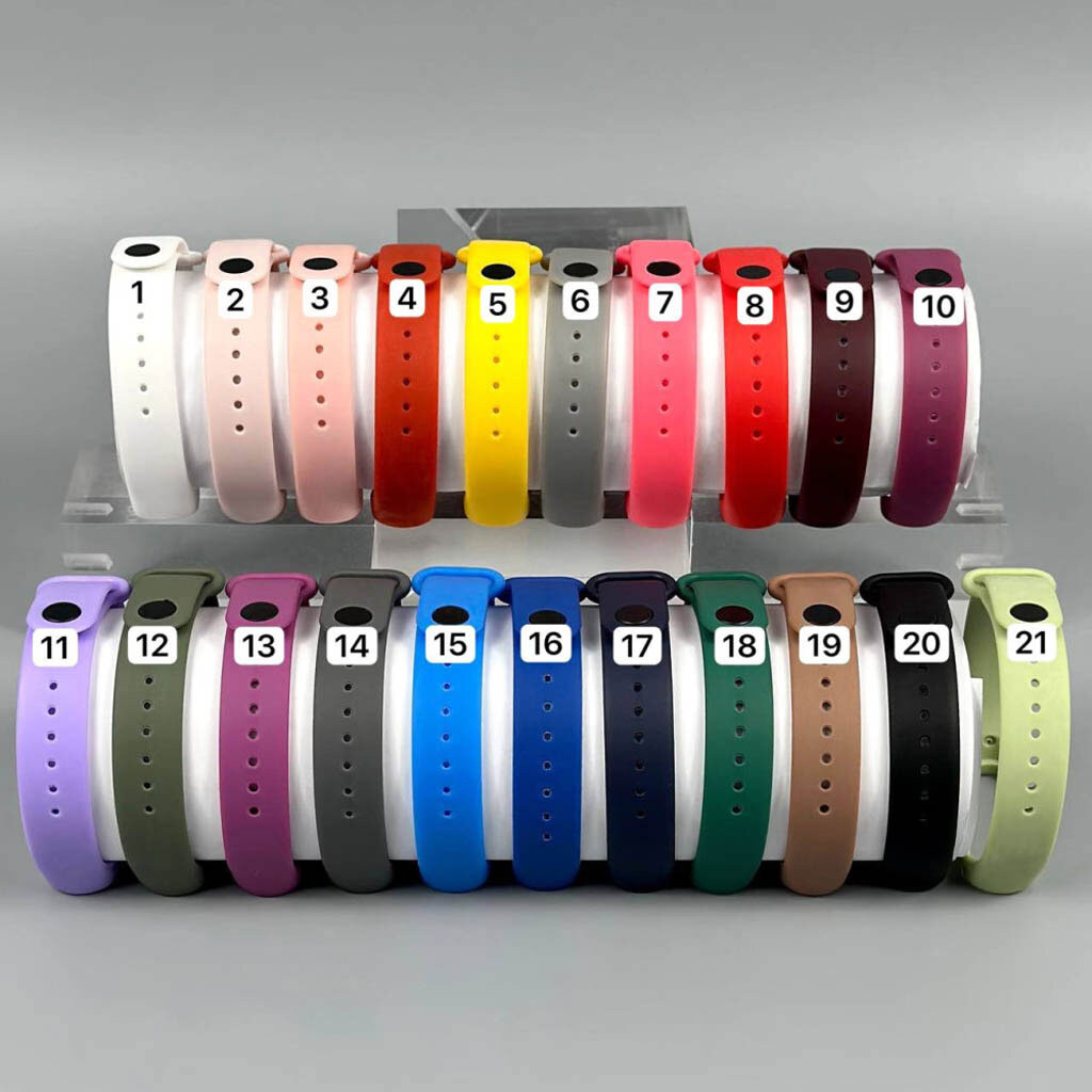Ремешок Xiaomi Mi Band 3 / Mi Band 4, Silicone Band, Bright Pink, Розовый - № 9 Ремешок Xiaomi Mi Band 3 / Mi Band 4, Silicone Band, Bright Pink, Розовый - № 9