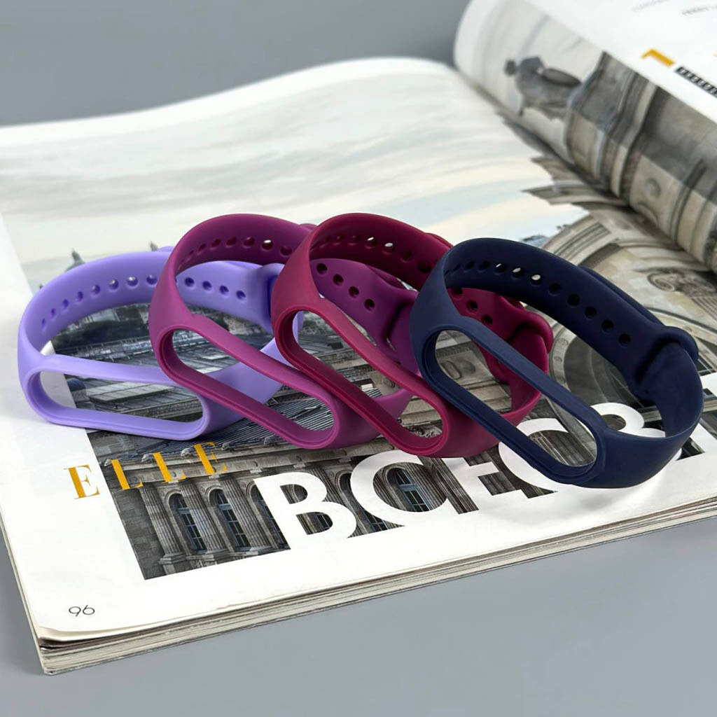 Ремешок Xiaomi Mi Band 5 / Mi Band 6, Silicone Band, Оливковый - № 3 Ремешок Xiaomi Mi Band 5 / Mi Band 6, Silicone Band, Оливковый - № 3