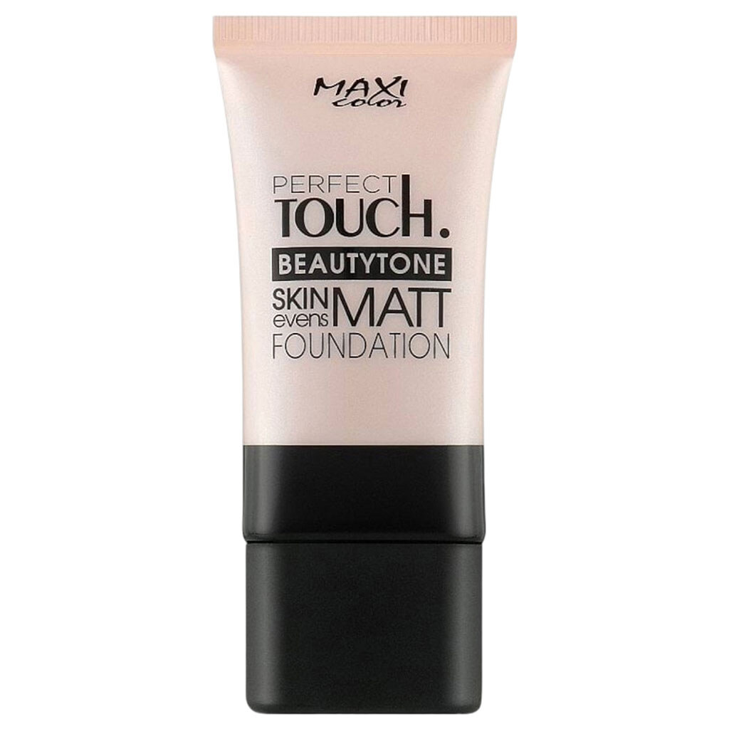 Крем тональный для лица MAXI Color Beautytone Matt Foundation, микс, 30 мл - № 1 Крем тональный для лица MAXI Color Beautytone Matt Foundation, микс, 30 мл - № 1