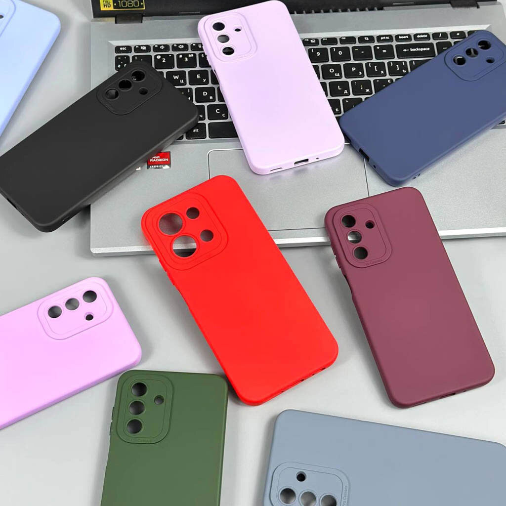 Чохол (накладка) Xiaomi Poco C71 / Redmi A5 / Redmi A7, Original Soft Case, Pastel Blue, Синій - № 6 Чохол (накладка) Xiaomi Poco C71 / Redmi A5 / Redmi A7, Original Soft Case, Pastel Blue, Синій - № 6