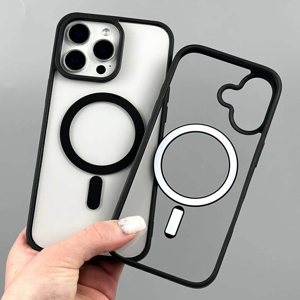 Чехол (накладка) Apple iPhone 14, Cristal Case Guard, MagSafe, Оранжевый - № 5 Чехол (накладка) Apple iPhone 14, Cristal Case Guard, MagSafe, Оранжевый - № 5