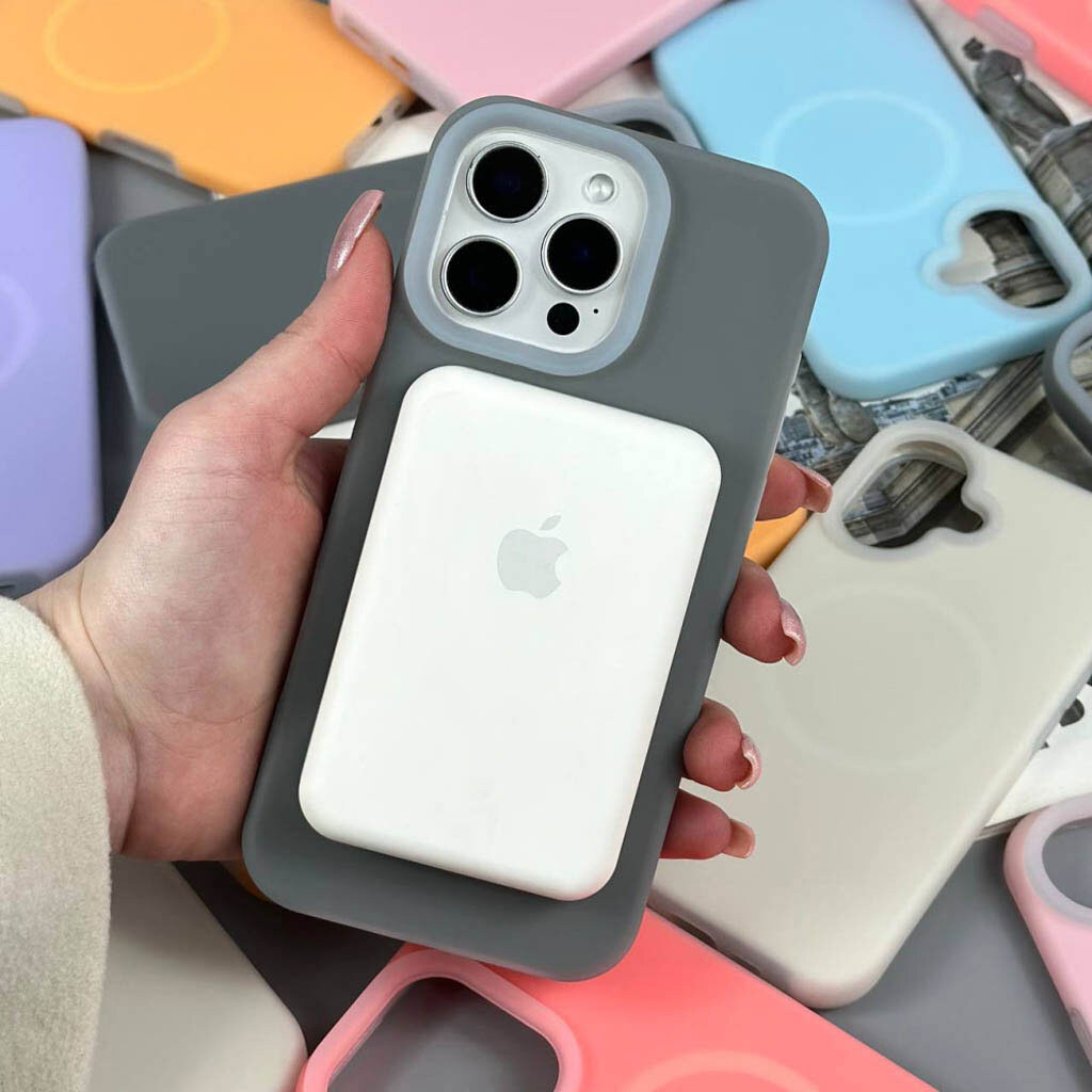 Чохол (накладка) Apple iPhone 14 Pro Max, Matte Neon Box, MagSafe, Рожевий - № 3 Чохол (накладка) Apple iPhone 14 Pro Max, Matte Neon Box, MagSafe, Рожевий - № 3