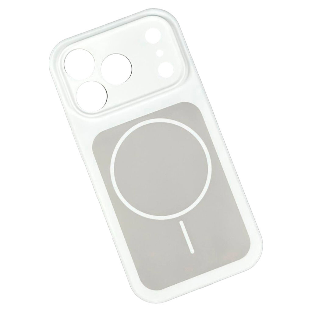 Чохол (накладка) Apple iPhone 17 Pro / iPhone 18 Pro, Silicone Case Vision, MagSafe, Білий - № 1 Чохол (накладка) Apple iPhone 17 Pro / iPhone 18 Pro, Silicone Case Vision, MagSafe, Білий - № 1