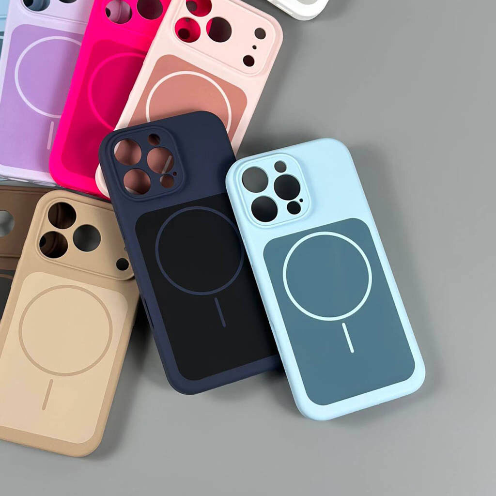 Чохол (накладка) Apple iPhone 17 Pro / iPhone 18 Pro, Silicone Case Vision, MagSafe, Білий - № 5 Чохол (накладка) Apple iPhone 17 Pro / iPhone 18 Pro, Silicone Case Vision, MagSafe, Білий - № 5