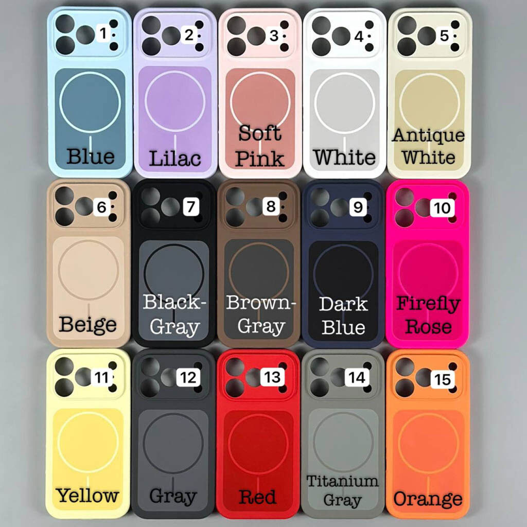 Чохол (накладка) Apple iPhone 17 Pro / iPhone 18 Pro, Silicone Case Vision, MagSafe, Білий - № 8 Чохол (накладка) Apple iPhone 17 Pro / iPhone 18 Pro, Silicone Case Vision, MagSafe, Білий - № 8